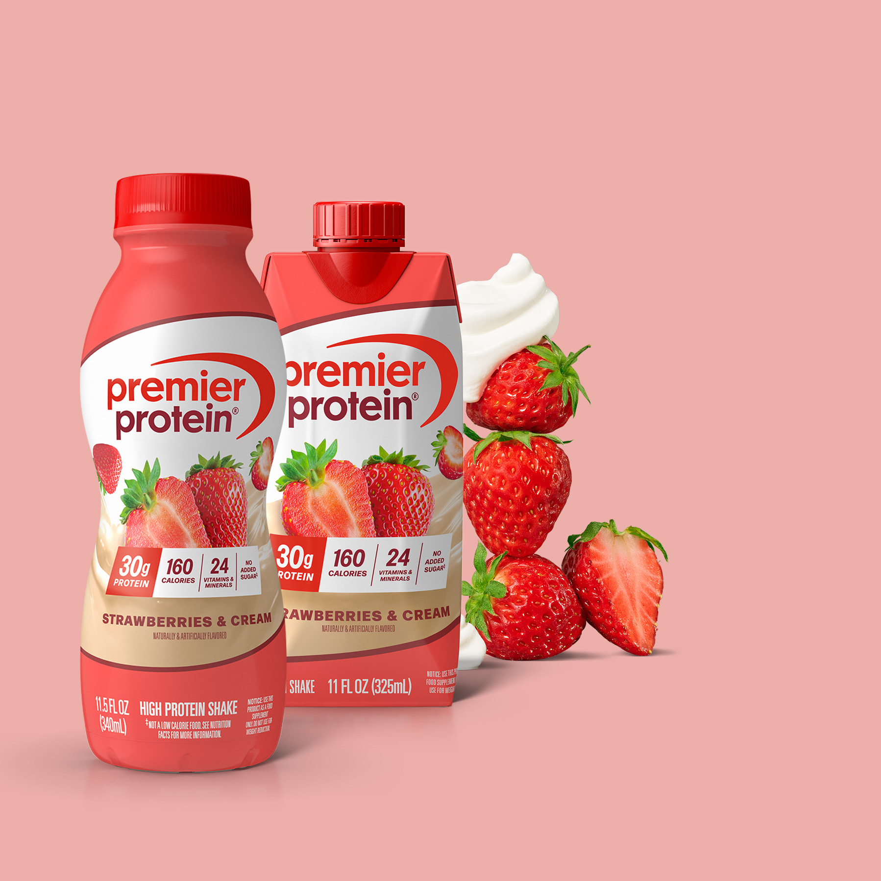 Strawberries & Cream Protein Shake - Image 4