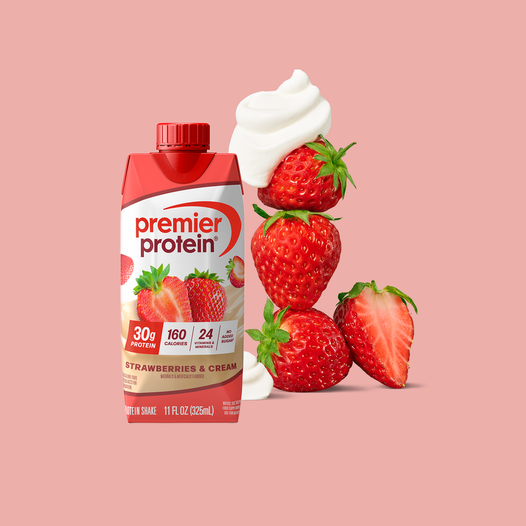 Strawberries & Cream Protein Shake - Image 2