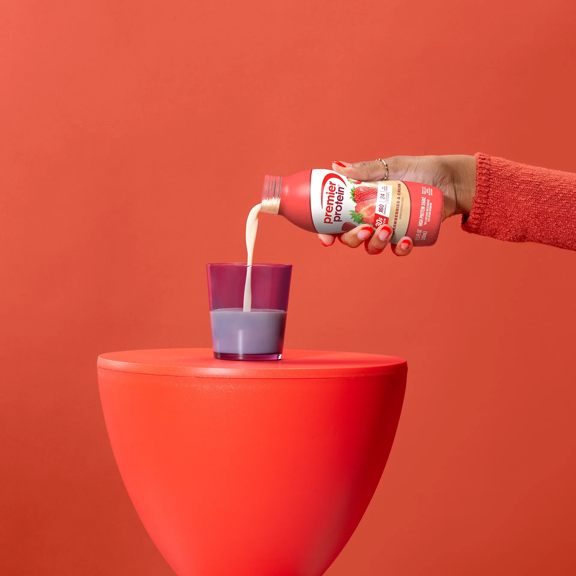 Strawberries & Cream Protein Shake - Image 3